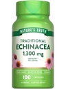 Nature 's Truth Echinacea Extract Capsules 124; 1300mg 124; 100 Count 124; Non- GMO & Gluten Free