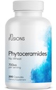 Phytoceramides 200 Capsules Skin Reparenation Anti- Penuaan-Penuaan Dukungan Tanaman - turun keramides 700mg Gluten Bebas Non- GMO
