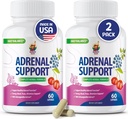 SUNNY SAM Adrenal Cortex Support for Cortisol Management - Support Cortisol, Devels Energi, dan Peraturan Ketegangan