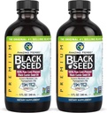 Amazing Herbs Premium Black Seed Oil - Gluten Free, Non GMO, Cold Menekan Nigella Sativa Aids in Digetical Health, Imune Dukungan, Fungsi Otak - 8 Fl Oz (Paket 2)