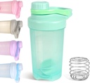 D.Y.A 16oz Shaker Bottle Provices Sports Cups for Protein Shaker Bottle for Pre Workout and Travel To Go GibBPA Free & Easy Clean Protein Shaker Bottle, Green