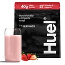 Huel Black Edition 124; Strawberry Shortcake 40g Vegan Protein Powder 124; Nutronitially Complete Meal 124; 27 Vitamin dan Mineral, Gluten Free 124; 17 Servids 124; Scoop tidak termasuk mengurangi plastik