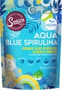 Suncore Foods Organic Aqua Blue Spirulina Powder, 2 oz (1 Bag), Gluten-Free, Non-GMO, Plant-Based, Sempurna untuk Pewarna Makanan, Baking, Minuman, Smoothies, dan More