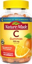 Vitamin C Gummies 250 mg, 80 Count, Untuk Dukungan Imune, Dukungan Antioksidan, Collagen Dukungan untuk Kesehatan Skin, Tangerine