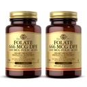 Solgar Faint 666 mcg DFE (Folic Acid 400 mcg) - 250 Tablet, Paket 2 - Prenatal - Non-GMO, Vegan, Gluten Free, Dairy Free, Kosher - 500 Total Servings