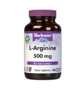 Bluebonnet Nutrition L-Arginine 500mg, Free-Formu- Amino Acid, Nitric Oxide Pressor *, Soy-Free, Gluten- Free, Non- GMO, Kosher Certified, Vegan, 100 Vegetable Capsules, 100 Cuplings, White