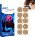 Tinnitus Patches, 10 PCs Ear Patch untuk Tinnitus, Ear Pain Patch, Mendengar Weaken, Telinga gatal / Bukan-Woven Fabric Patch (10PCS)