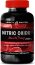 Pompa Otot pra Kerja - Nitric Oxide 2400mg Pompa Otot, Extreme Kekuatan - Nitric Oxide Suplemen Alam, Nitric Oxide Pill for Men, Nitric Oxide Booster untuk Men, Nitric Oxide, 1B 60 Capsules