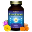 HealthForce SuperFoods Liver Rescue - Natural Liver Cleanse - with Milk Thistle & Dandelion Root - Gluten- Free & Vegan - 120 Capsules