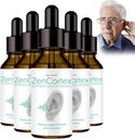 Tinnitus Relief for Ringing Ears, Zencortex Cortex Cortex Ear Drops, Zencortex for Tinnitus, Helping with Eardrum Health, Promodes Auditory Clarity, Bottle for 30 Days (5 Pack)