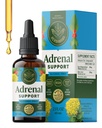 HERBAMAMA Adrenal Dukung Liquid Drops - Vegan Adrenal Pengaruh dengan Root Ashwagandha & Rhodiola Rosea Ekstraksi - Non-GMO, Alkohol & Sugar- Sugar- SugarFree-Day Suplemen