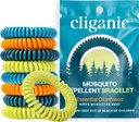 Kliganic 25 Pack Mosquito Repelent Brackets for Dewata & Anak-anak - Natural DEET Free Bands, Individually Wrapped