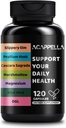 ACAPELLA Slippery Elm, Psyllium Husk, Cascara Sagrada, Marshmallow, Magnesium, Aloe Vera, DGL Capsule - Probiotic Blend Digetical Gut Health Suplemen (1)