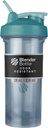 BlenderBottle Shaker Bottle Pro Series Sempurna untuk Protein Shakes dan Pre Workout, 28- Ounce, Cerolean Blue