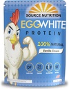 TradeKing 1 lb Egg Protein Powder by Source Nutrition - 25 Grams Protein, Build Lean Muscle, Dairy Free - Vanilla Cream