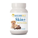 Ayush Pet Neem Plus - Neem Suplement for Dogs, Skin and Coat Support for Pets with Itchy Skin, Herbal Capsules with Triphala and Neem for Gut and Ammune Health - 90 Capsules
