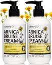 Reshape + Arnica Relief Topical Cream untuk Bruising, Swealing, & Discoloration On Skin, Natural Skin Care Homeopathic Arnica Lotion W / Vitamin K, Horse Chestnut, & Collagen, 8 Fl Oz (2-Pack)