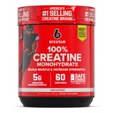Enam Bintang 100% Bedak Monohydrate Creatine - Unflashing Micronized Creatine Monohydrate Supplement for Workout Performance, Muscle Building & Power - Creatine Powder for Women & Men - 60 Servings