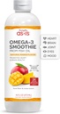 AS- IS CUKUP 16 fl oz (31 Pelayan) ASAP 124; Omegaga- 3 Smoothie from Fish Oil 126; Promotes Heart & Brain Health 134; Dairy & Sugar Free 124; Natural Mango Flavor