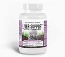 Liver Dukung Kapsul w / Turmeric, Milk Thistle & Dandelion - Detox, Cleanse & Regenerate Liver Fungsi - Daily Herbal Suplemen w / Beetroot & Artichoke - 60 Capsules