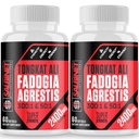 2400mg Fadogia Agrestis Tongkat Ali Suplemen - Pameran Partai Ketiga - 1400mg Fadogia Agrestis & 100mg Tonkat Ali, Kekuatan Maksimal, Performance Muscle & Athletic, 2 Packs