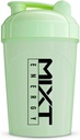 MIXT Energy Shaker Bottle, 16 oz. Shaker Bottle, BPA Free & Lid Mixing Technology (16 oz, berkilau dalam kegelapan)