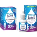 TheraTears Dry Eye Therapy Lubricating Eye Drops for Dry Eyes, Preservative Free Eye Drops, 30 Single- Gunakan Vials & Dry Eye Therapy Eye Drops for Dry Eyes, 1.0 Fl Oz