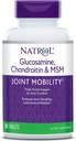 Natrol Glucosamine, Chondroitin dan MSM, Joint Mobility, Tablet, 90 Count (Paket 12)