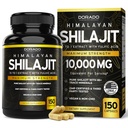Shilajit Capsules dengan 85 + Trace Mineces (75 Hari Supply, 1000mg Ekstrak per Serving) Himalaya Shilayan Shilajit untuk Pria & Perempuan dengan Acid Fulvic - Persediaan Partai Ketiga, Non GMO, Vegan & USA Dibuat