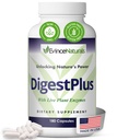Digrestic Digetical Enzymes - Plant - Based Enzymes for Ditraffic Support, Helling Reduting Bloating & Gas - Pure Enzyme Formula untuk Absorpsi Nutrisi - Supplemen Distoling, 180 Capsules