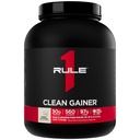 Aturan 1 Bersihkan Gainer - Tinggi Protein Gain Formula dengan 560 Kalories, 30g Full-Spectrum Protein, Lebih dari 90g Carbs, Under 6g of Fat (15 Pelayan, Vanilla Ice Crème)