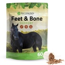 Silver Lining Herbs Feet & Bone Dupport horse Powder Natural Tendons, Ligaments & Surrounding Tonssules & Hoof Supplement for Horses - Normal Limbs Circulation Horse Care Supplies - 1 LB