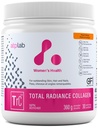 ATP LAB Total Radiance Collagen - Peach Mango Flavor, 360g - Collagen Peptides Powder for Women - Collagen Protein Collagen Hidrolyzed dengan Biotin