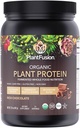 SOTRU Vegan Protein Powder - Seluruh Pangan, Tanaman berbasis Protein dengan Superfood Hijau, Enzymes & Progories - USDA Disertifikasi Organik, Non-GMO, Bebas - Coklat 18.5 oz, 21 Hamba
