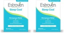 Estroven Sleep Cool for Menopause Relief, 30 Ct, Sleep Support With Clinically Proven Ingreations to Relieve Menopause Sympories plus Night Sweats & Hot Flash Relief, Drug & Gluten- Free