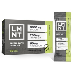LMNT Zero Sugar Electrolytes - Citrus Salt 124; Drink Mix 126; 30- Count