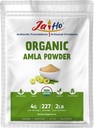 Jai Ho Organic Amla Berry Powder (Amalaki), 2 LB - Rich in Antioxidant Vitamin C 124; Pasokan ImmunityGluten Free, Vegan, Non- GMO - Resleable Zip Lock Pouch