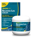 MagniLife Relaxing Leg Cream, Restless Legs, Deep Tenepting Topical for Pain, Course Soothe Cramping, Discomfort, and Tossing with Lavender and Magnesium - 4oz