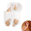 BEVI MENDENGAR Aids for Woults Seniors with Charging Case, OTC Hearing Aids Rechargable for Dewats Seniors Rechargable with Noise Cancelling, Invisible Hearing Aid Beige, 1 Pair