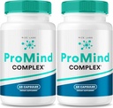 Rize labs ProMind Complex Suplement, Organic Memory Supporting Formula, ProMind Complex to Strengthen The Brain, ProMind Complex Digunakan untuk Boost Memory, Pro Mind Review (120 Capsules) (Pack of 2)
