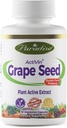 Paradise Herbs Vegetarian Capsules, Activin Grape Benih dengan Amla, 90 Count