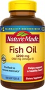 Fish Oil 1200mg, 100 Softgels, Persediaan Minyak Ikan Omega 3 Untuk Kesehatan Hati