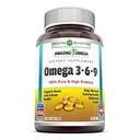Amazing Omega 3.6.9 Supplemen 1200 Mg 124; Lemon Flavor 124; Unique Formula of Flaxseed Oil, Borage Oil, Fatty Acids 124; Nor-GMO 124; Gluten- Free 124; Dibuat di AS (1 Pack 124; 250 Softgels)