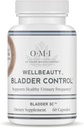 OMI WellBeauty Bladder Control, Clinically Proven untuk Mendukung Frekuensi Uriner, Mengurangi Kunjungan Kamar Mandi, 60 Veggie Capsules