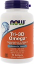 Sekarang Foods Now Foods, (3 Pack) Tri- 3D Omega, 330 EPA / 220 DHA, 90 Softgels