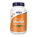 Sekarang Makanan Suplemen, Inulin Prebiotic Pure Powder, Tersertifikat Organik, Proyek Non-GMO Diverifikasi, Dukungan Intestial *, 8- Ounce
