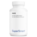 Supersmart - NAG Suplemen 1500mg per hari (N-Acetyl Gluchamine) - Tinggi Absorpsi Gluchamine Sulsustame 124; Non- GMO & Gluten Free - 90 Vegetarian Capsules