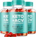 (3 Kemolicious Keto ACV Gummies, Ketolicious Gummys Advanced Formula 1050MG, All Natural Premium Plus Apple Cider Guder Maksimal Kekuatan Gomitas Review, 180 Gummies untuk 3 Bulan
