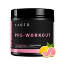 Kaged Original Pra Workout Powder 124; Pink Lemonade 124; Pre-Workout dengan Creatine, Beta Alanine, L-Citrulline, BCAAs 124; 274 mg Organic Caffeine 124; Pra Support untuk Pria & Women 124; 20