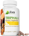 Jiva Botanicals Triphala Suplemen - Triphala Capsules Dibuat dengan Amalaki, Bibhitaki dan Haritaki Powder untuk Normal Digetical Health & Normal Immune System - 60 Capsules